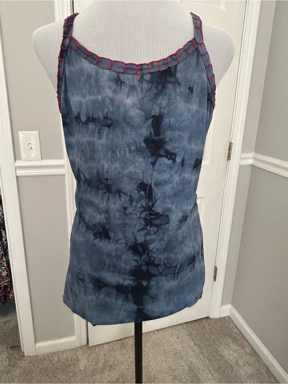 Colorblock Patchwork Boho Tank Top - Picture 4 of 6